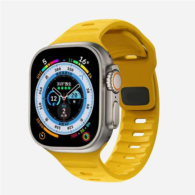 Silicone Reverse-buckle Watch Band
