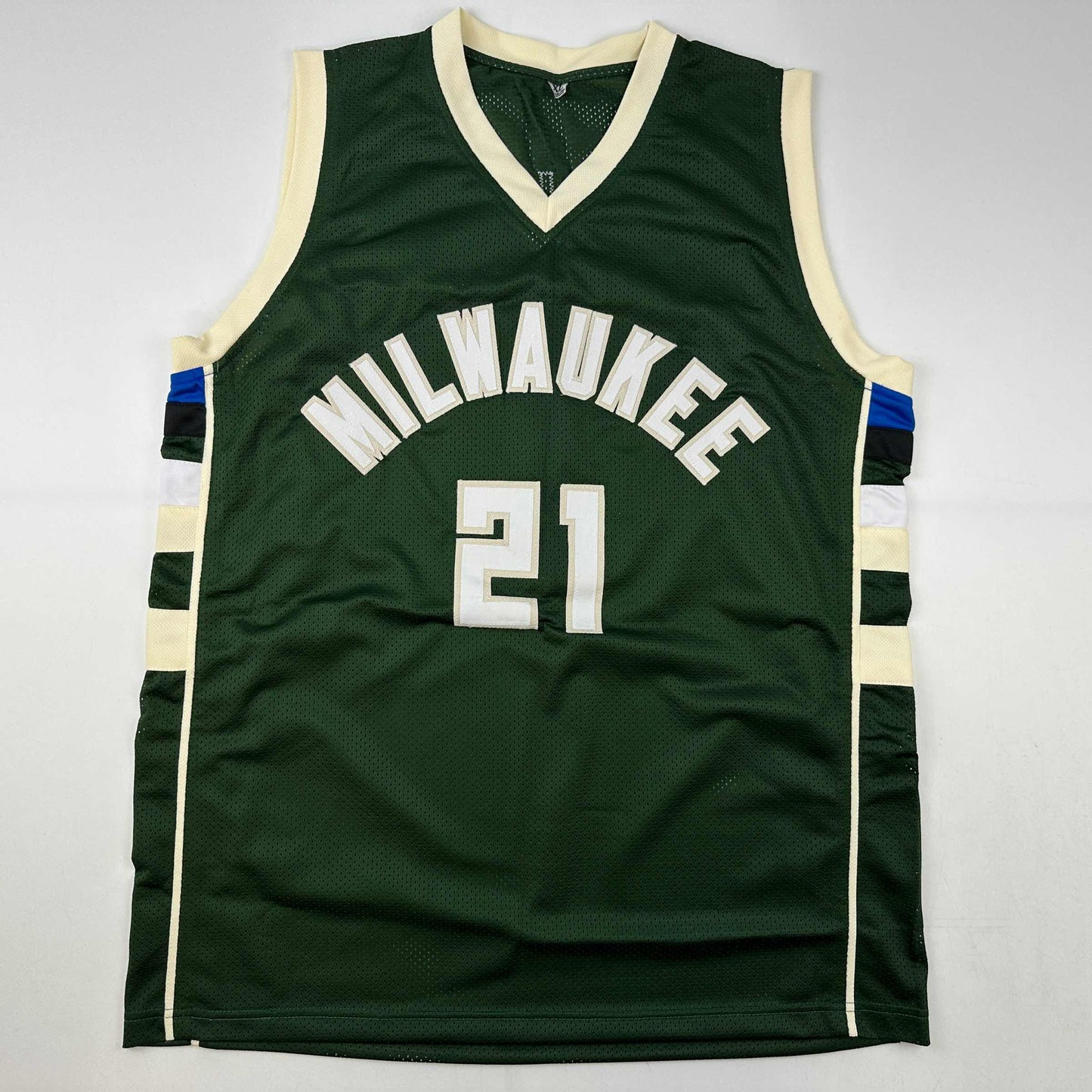 Autographed/Signed Jrue Holiday Milwaukee Green Basketball Jersey Beckett BAS COA