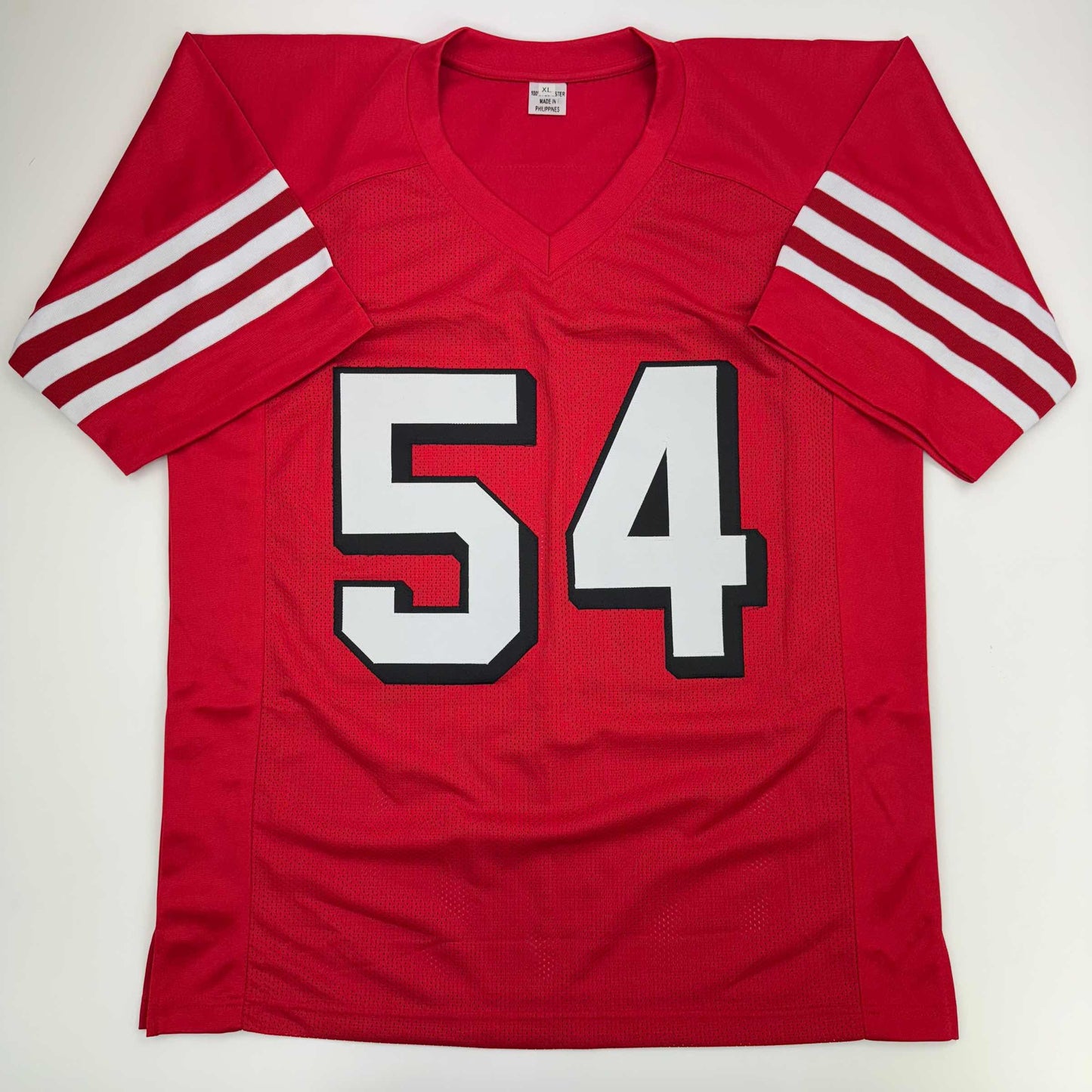 Autographed/Signed Fred Warner San Francisco Red Alternate Football Jersey Beckett BAS COA