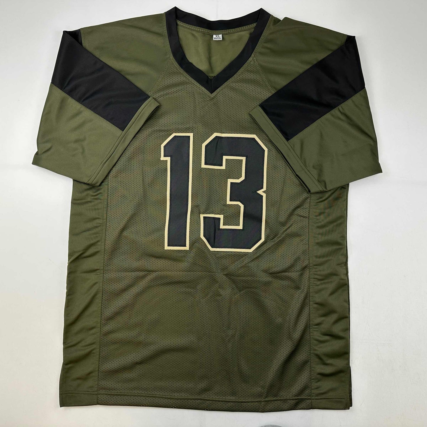 Autographed/Signed Christian Kirk Jacksonville Salute To Service Football Jersey Beckett BAS COA