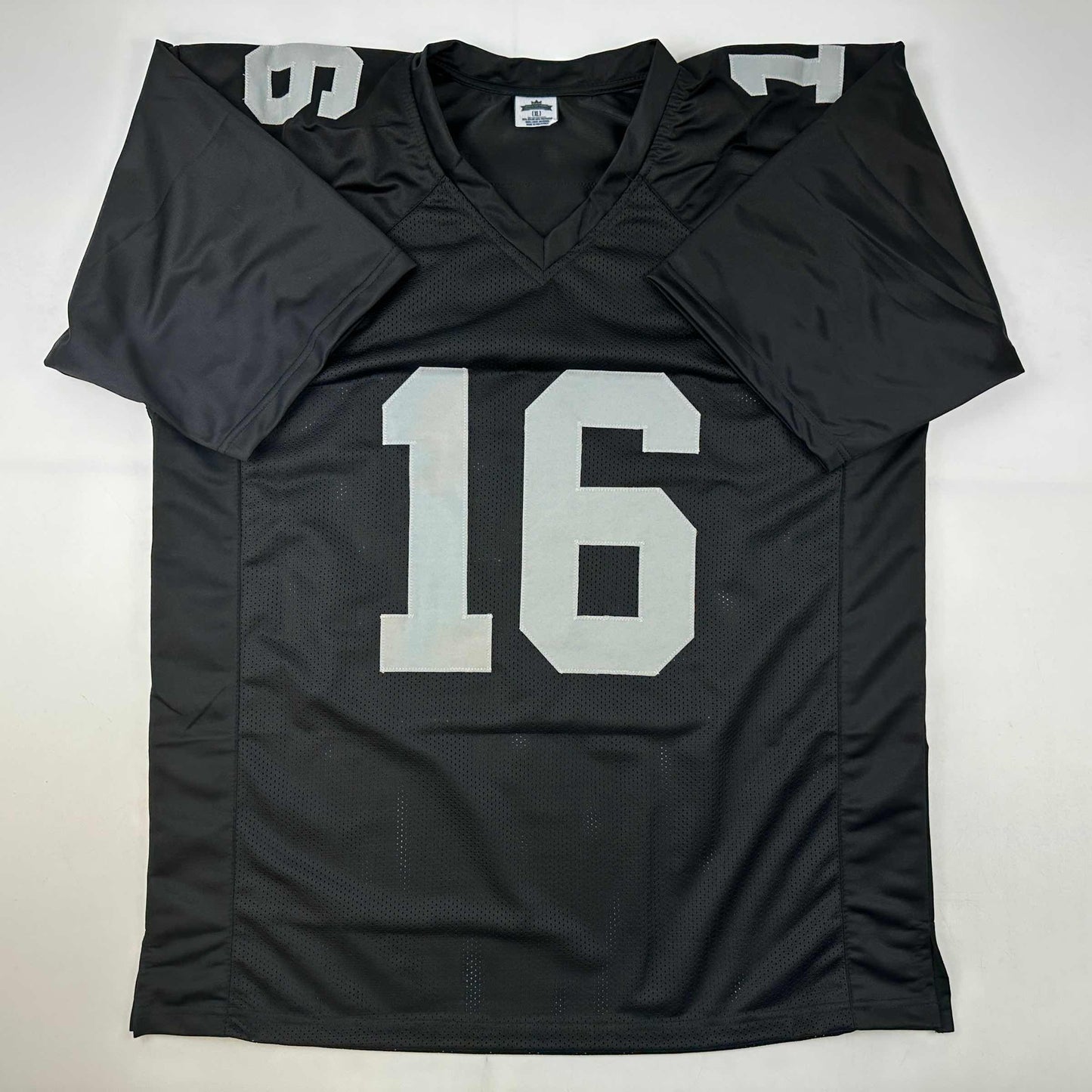 Autographed/Signed Jakobi Meyers Las Vegas Oakland Black Football Jersey Beckett BAS COA