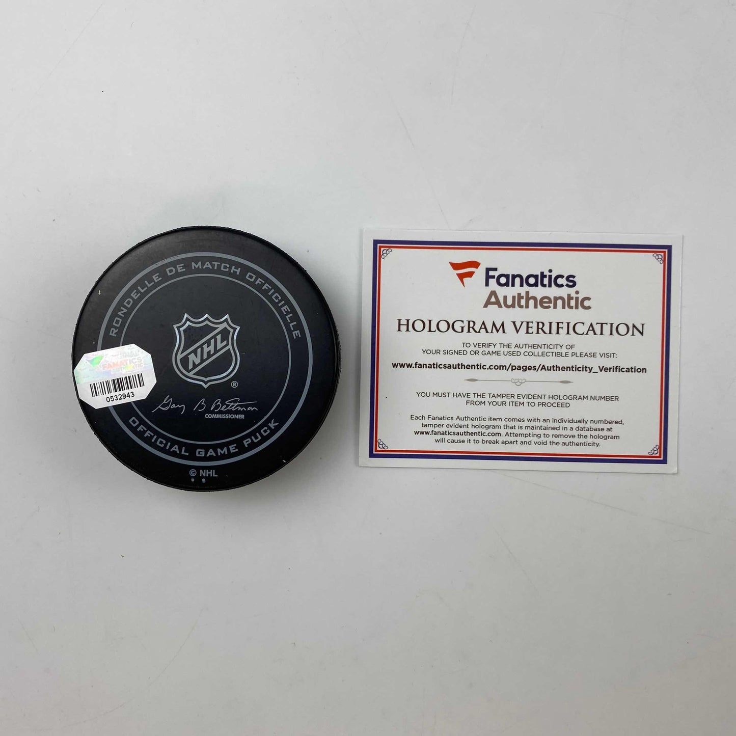 Autographed/Signed Joe Thornton Official Logo Hockey Puck Fanatics COA