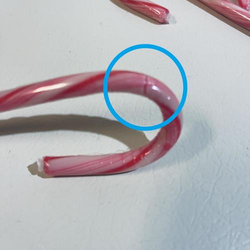 96 Individually Wrapped CandyRific Spangler Peppermint Candy Canes, MOST BROKEN!