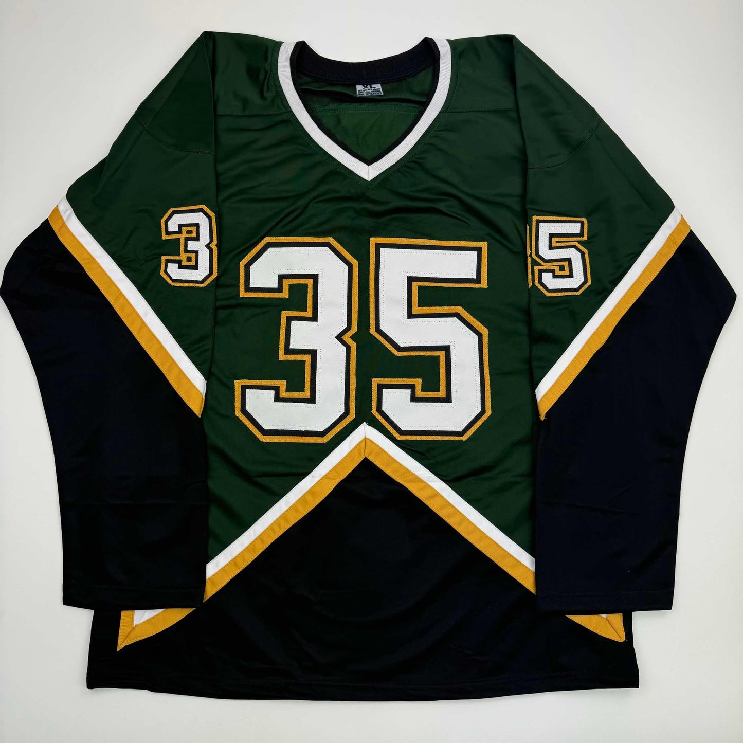 Autographed/Signed Marty Turco Dallas Green Hockey Jersey JSA COA