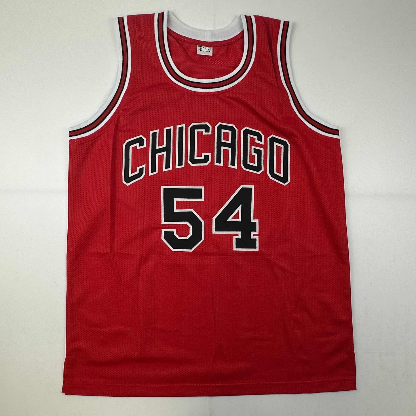 Autographed/Signed Horace Grant Chicago Red Basketball Jersey JSA COA