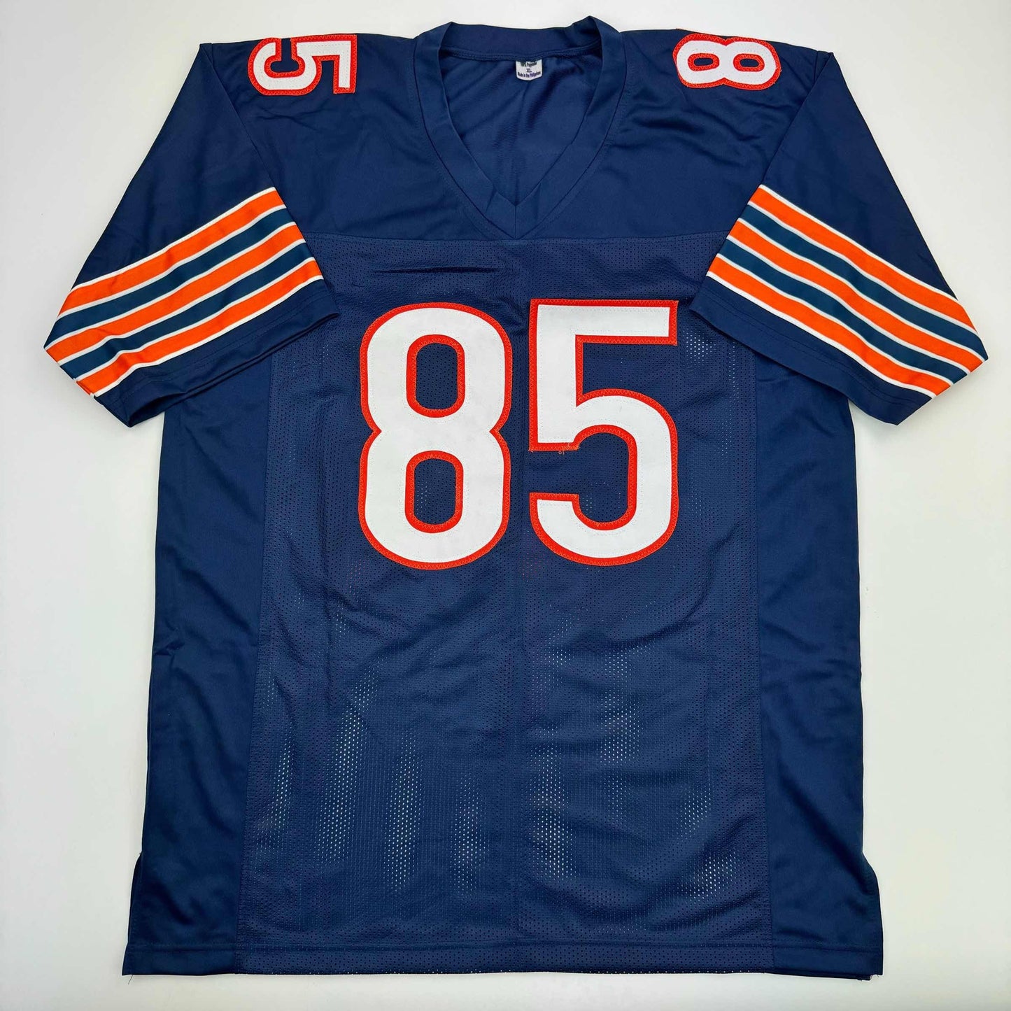 Autographed/Signed Cole Kmet Chicago Blue Football Jersey JSA COA