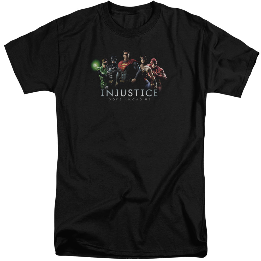 Injustice Gods Among Us Injustice League Mens Tall T Shirt Black Officially Licensed
