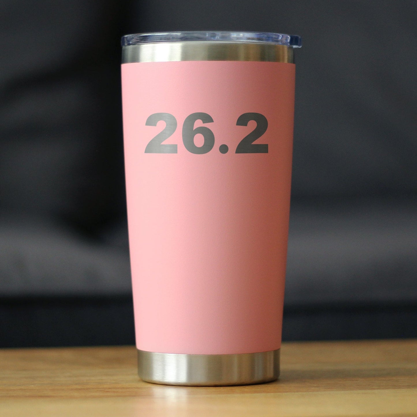 26.2 Marathon - Insulated Coffee Tumbler Cup with Sliding Lid - Stainless Steel Insulated Mug - Gifts for Marathon Runners Men & Women