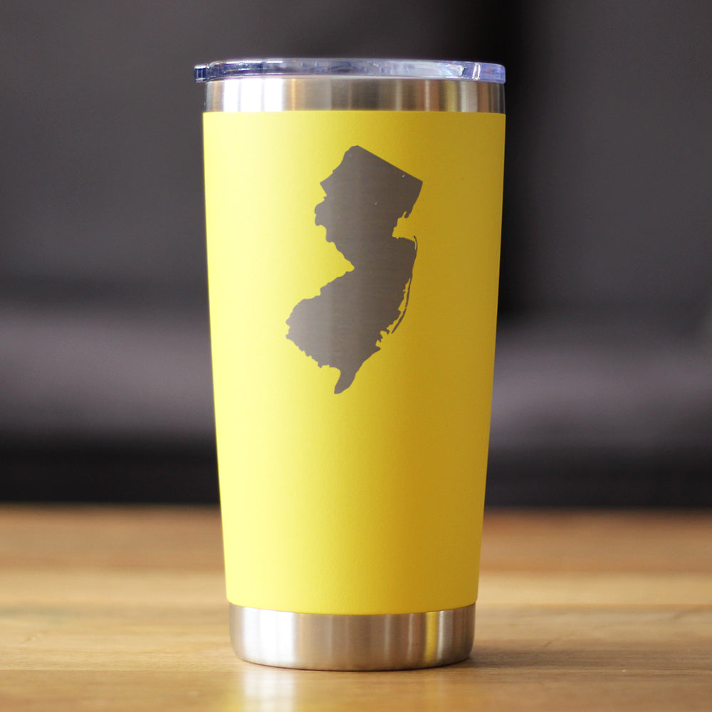 New Jersey Sate Outline - 20 oz Coffee Tumbler