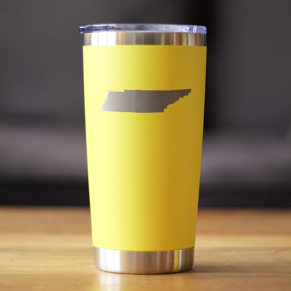Tennessee State Outline - 20 oz Coffee Tumbler
