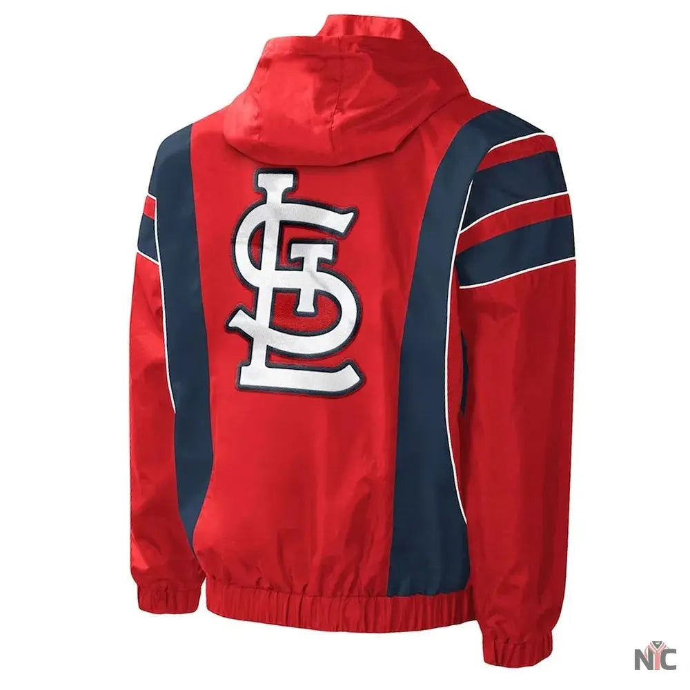 Impact St. Louis Cardinals Half-Zip Hoodie Jacket