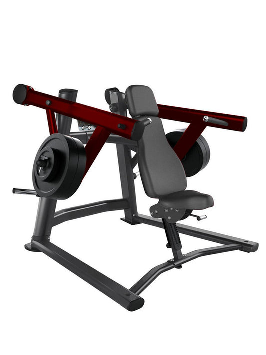 Elite Leverage Incline Shoulder Press - Muscle D Fitness - Commercial - Adjustable Seat - Plate Loaded
