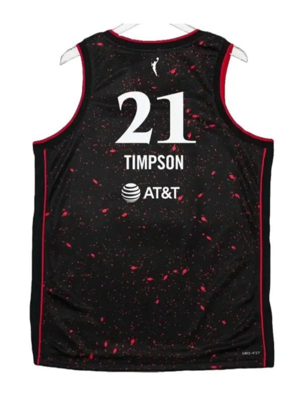 Indiana Fever Makayla Timpson Stranger Things Rebel Swingman Jersey