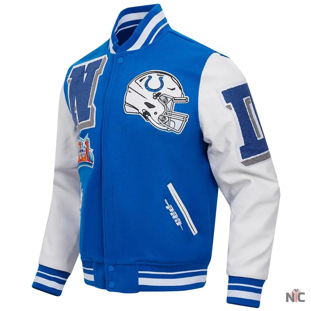 Indianapolis Colts Mashup Varsity Jacket