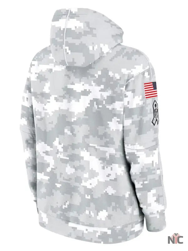 Indianapolis Colts Salute To Service Camo 2024 Hoodie