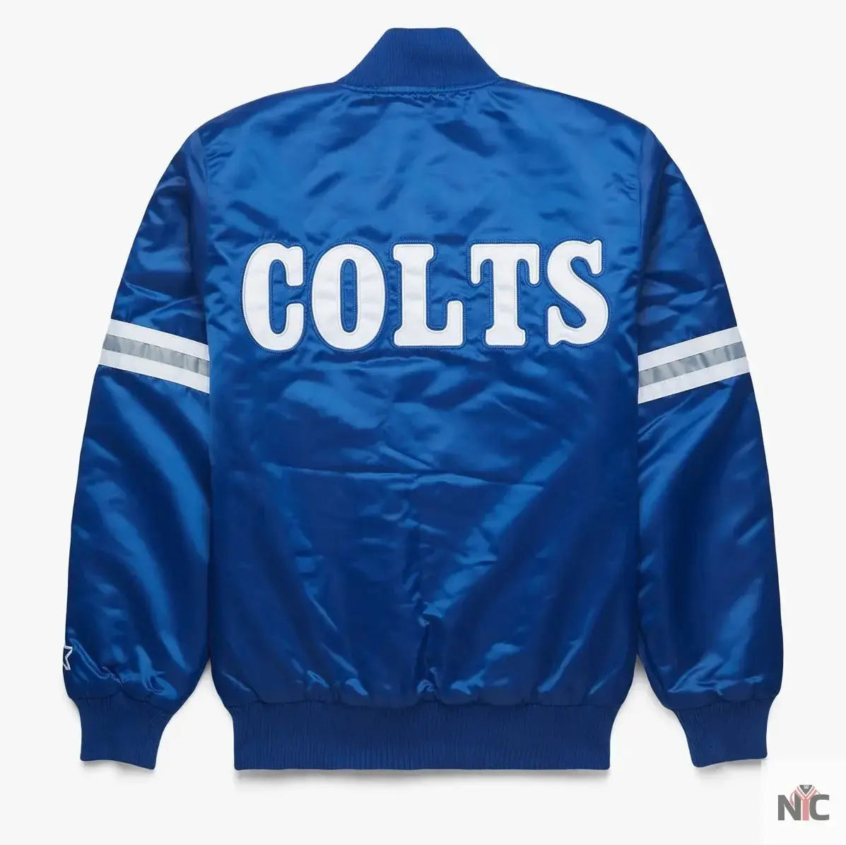 Indianapolis Colts Satin Varsity Jacket