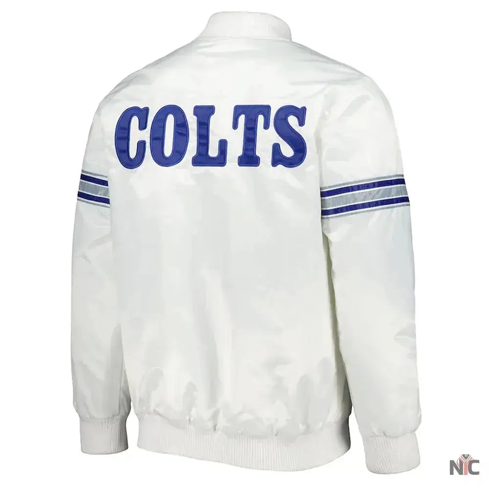 Indianapolis Colts The Power Forward Satin Jacket
