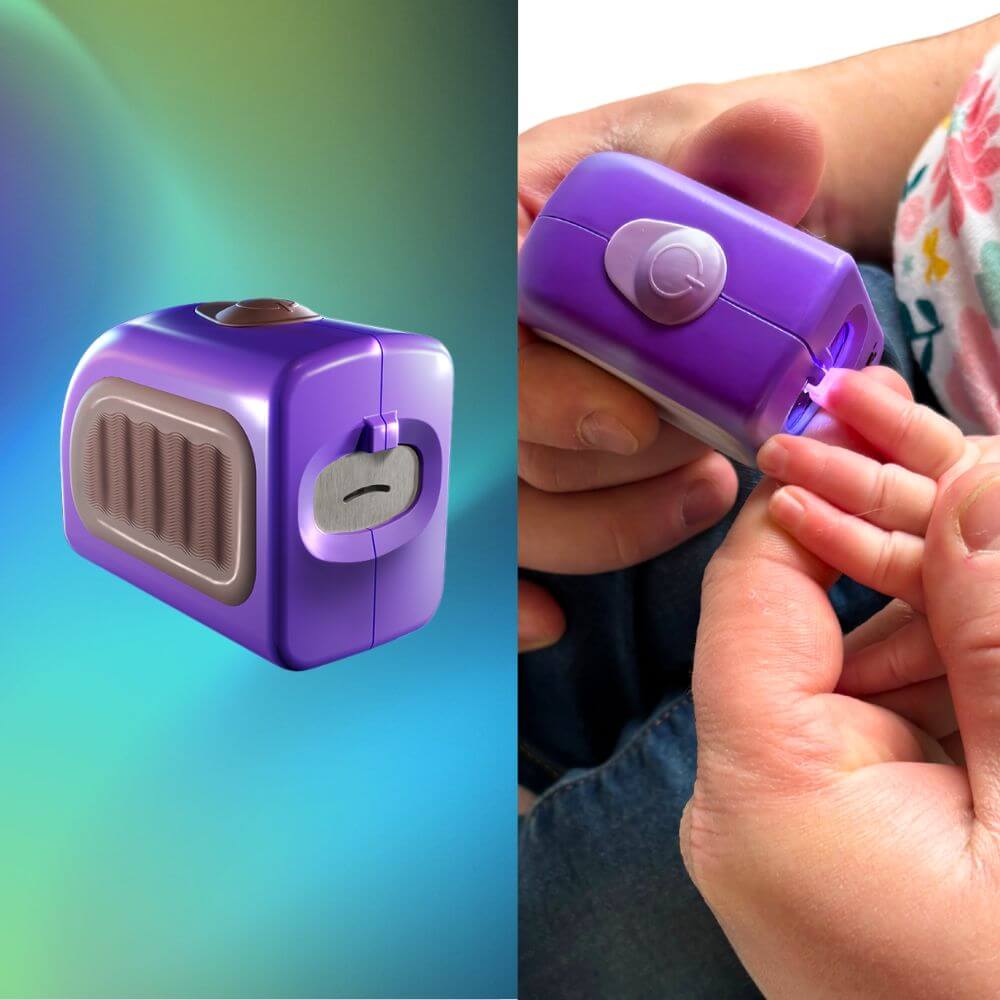 Baby Safe Electric Nail Trimmer - Infant & Toddler Size (Ages 5 & Under) - Lil Nipper