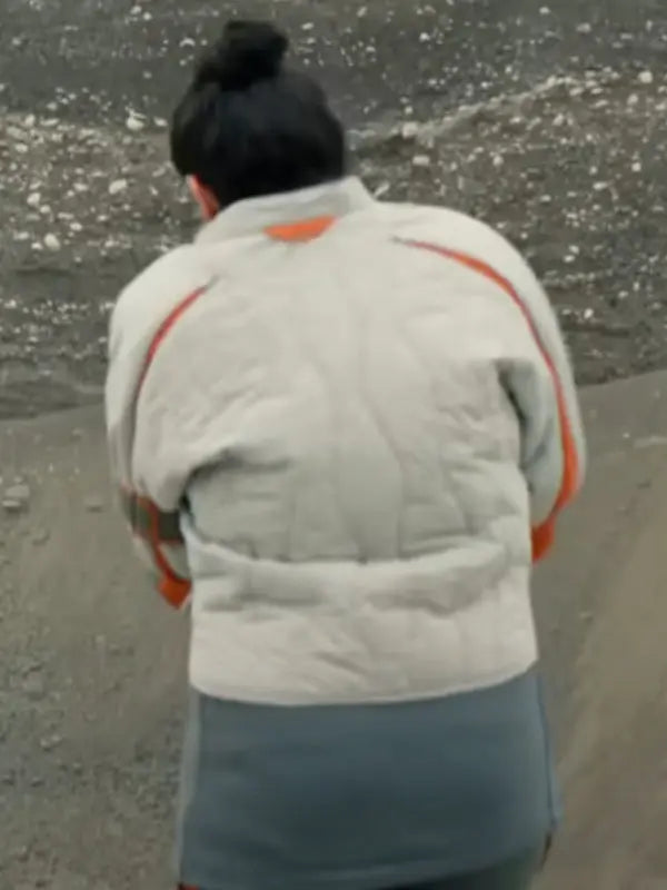 Bharadwaj Murderbot Grey Quilted Jacket