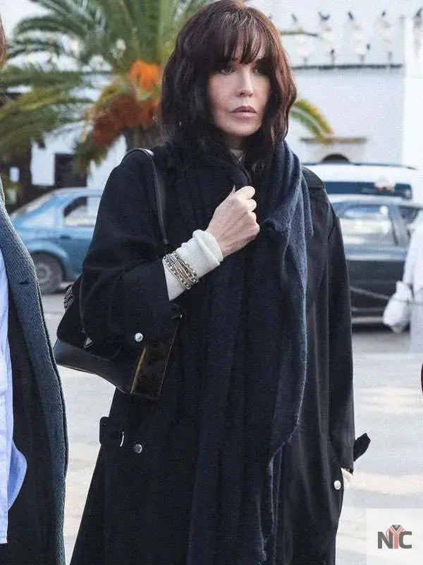 Isabelle Adjani Sisters Black Trench Coat