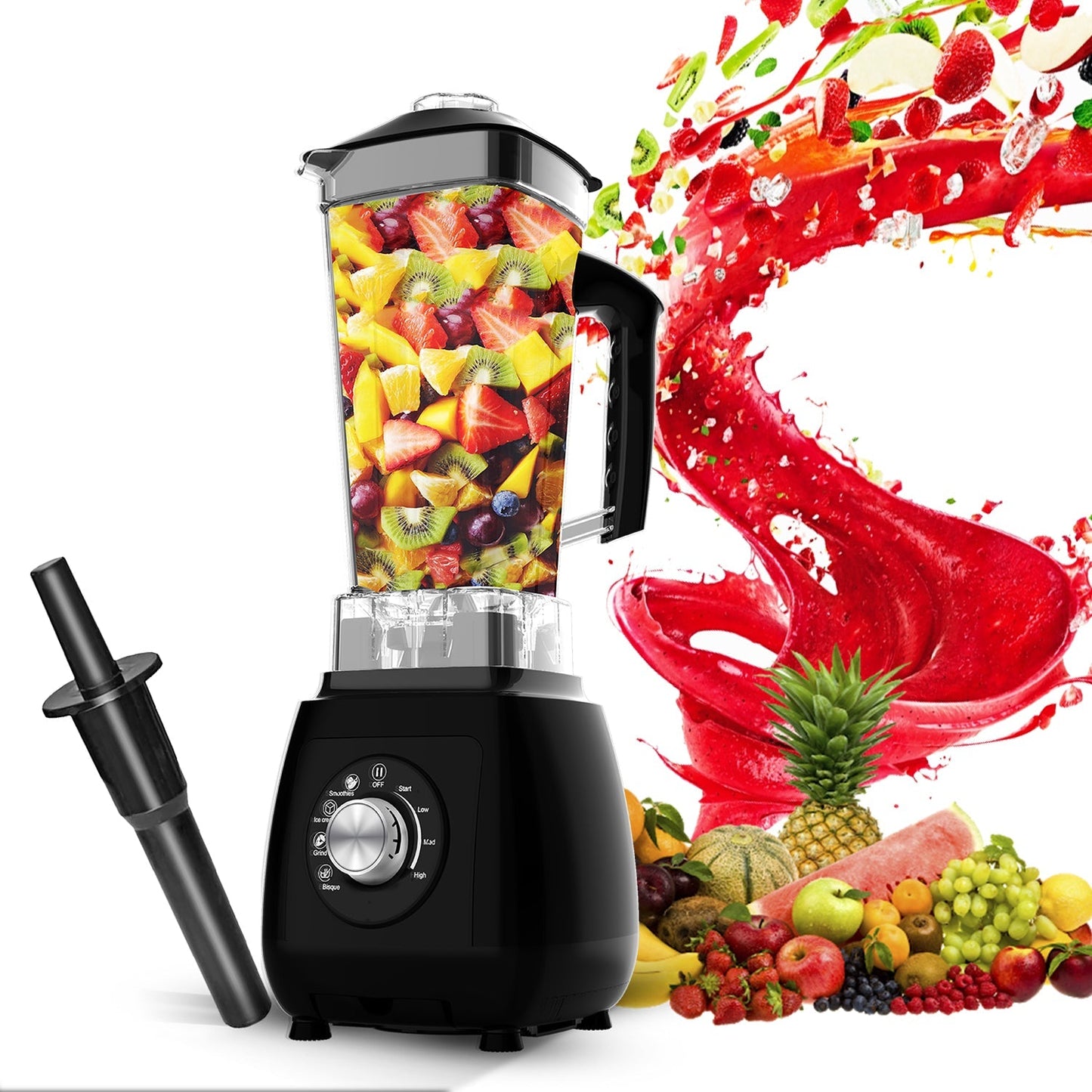 5Core Juicer Blender Machines 2000W High-Speed Countertop Kitvhen