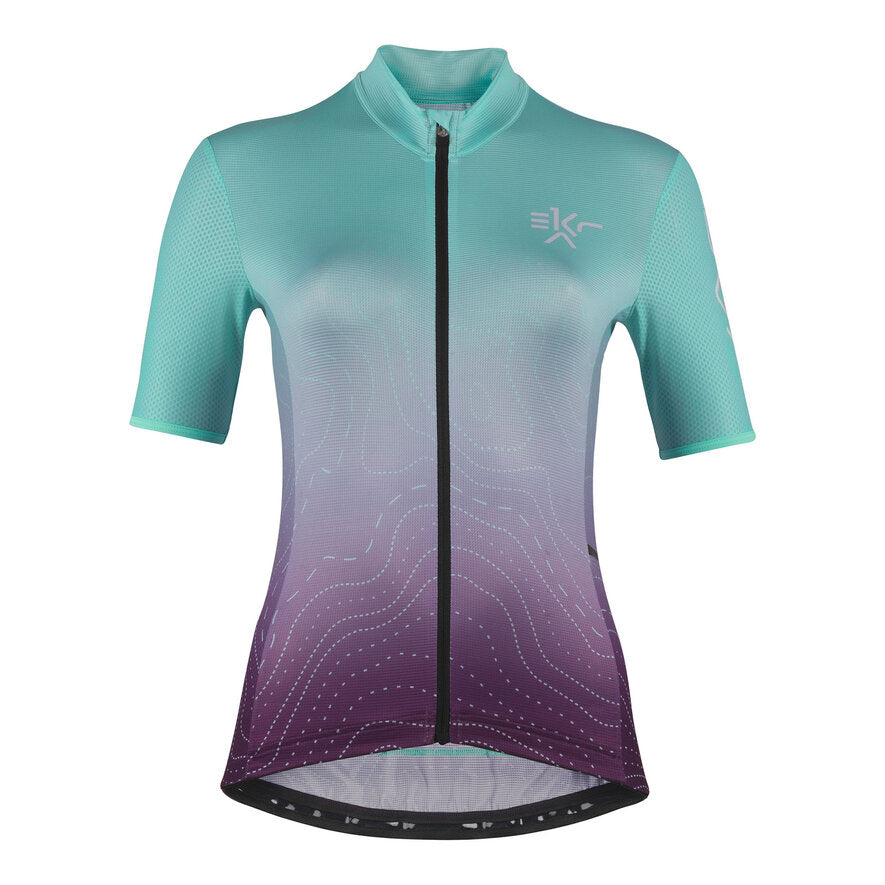 Campagnolo EKAR Robaan Women's Cycling Jersey (Light Blue / Violet) XS, S, M, L