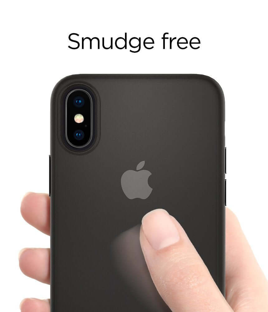 iPhone X Case - Thinnest Premium Ultra Thin Cover - Light, Slim, Minimal, Anti-Scratch Protective - Frosted Black