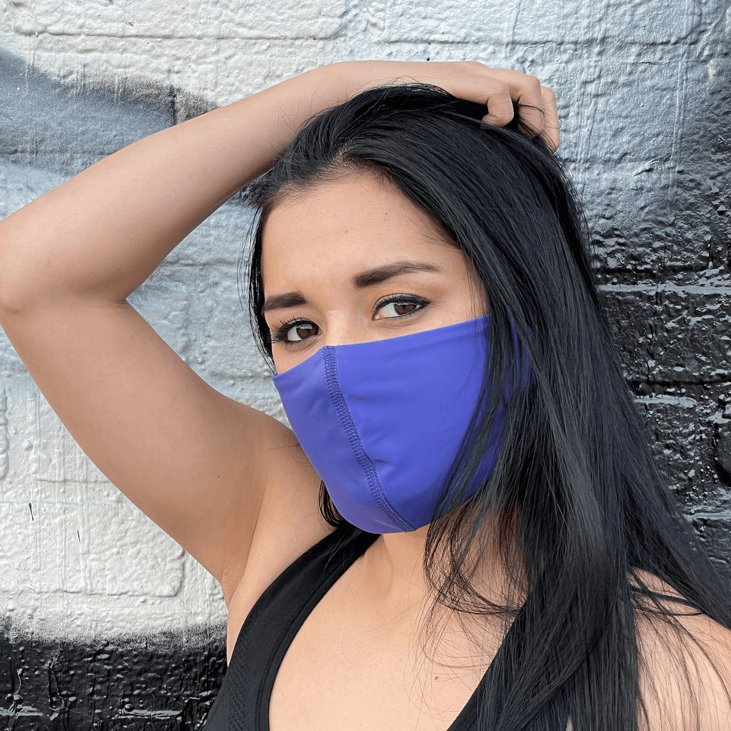 Copper Ion Infused Sports Face Mask for Enhanced Breathability