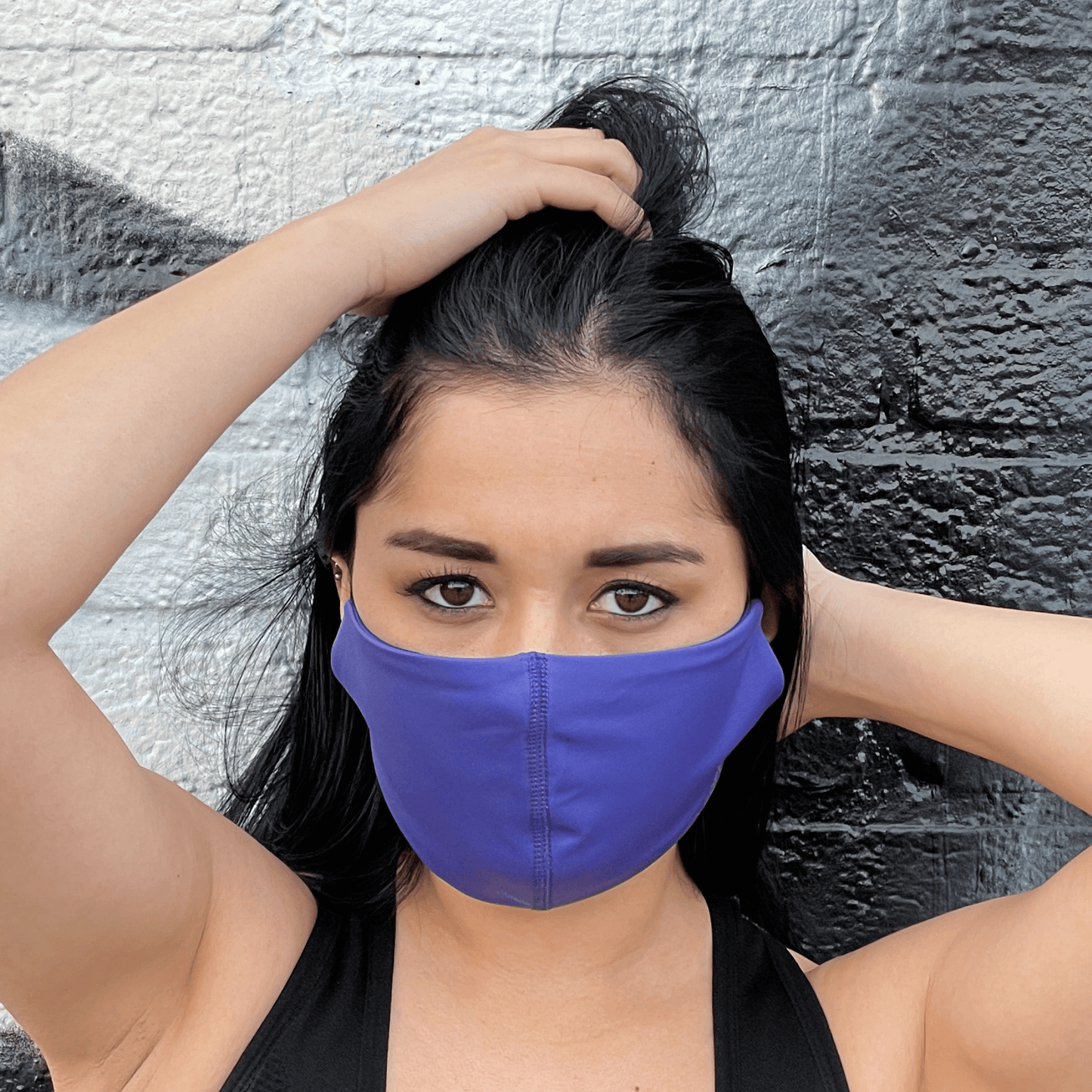 Copper Ion Infused Sports Face Mask for Enhanced Breathability