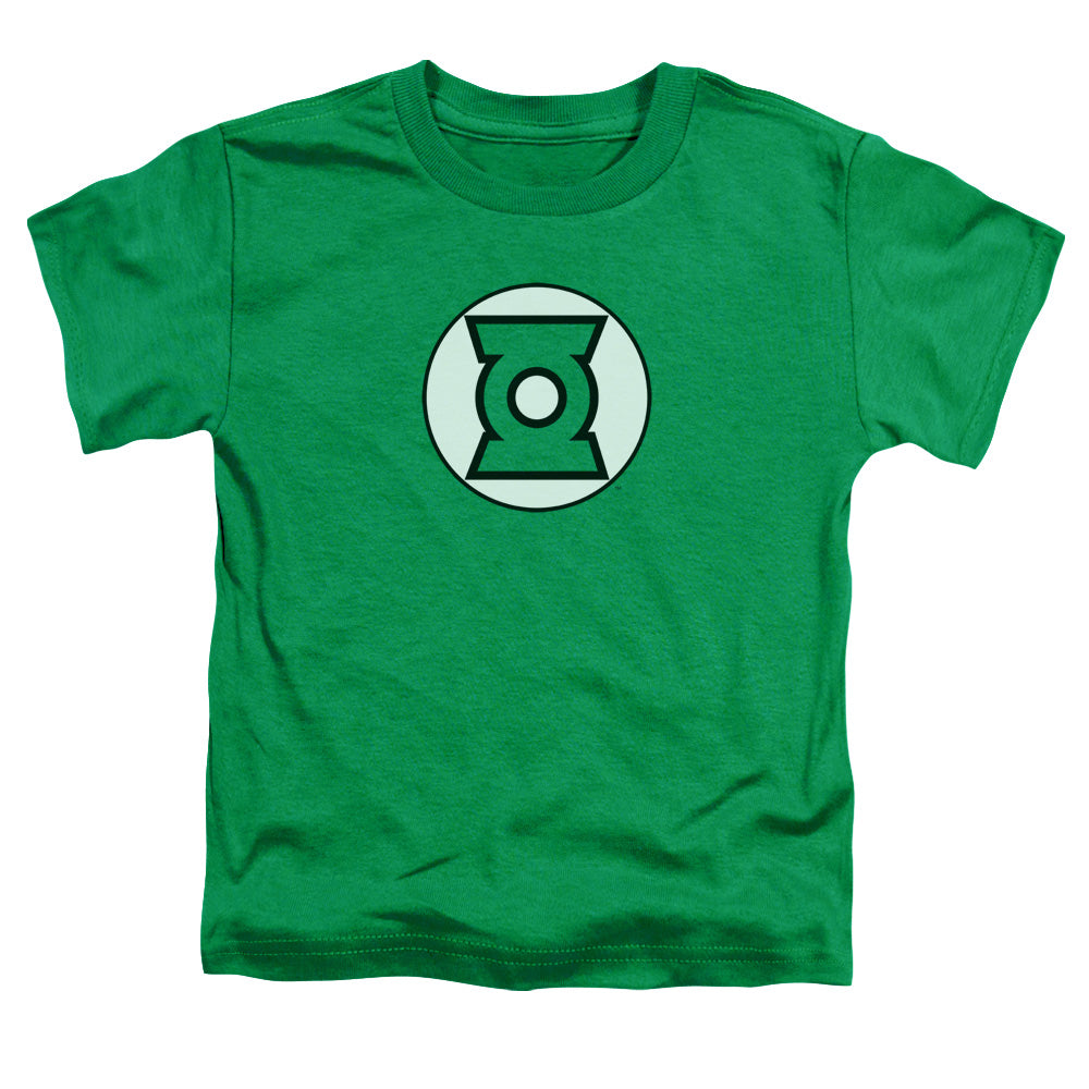 Justice League Green Lantern Logo Toddler Kids Youth T Shirt Kelly Green Officially Licensed