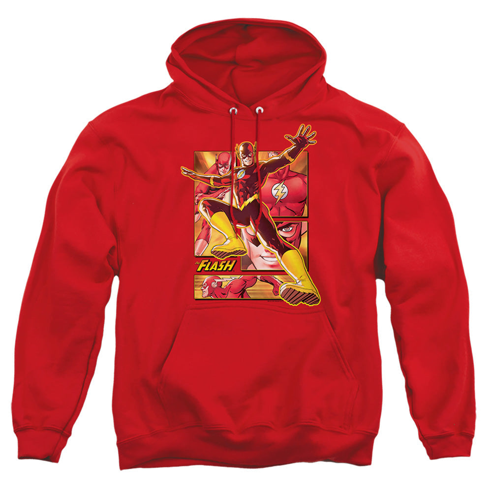 Justice League Of America Flash Mens Hoodie Red Officially Licensed