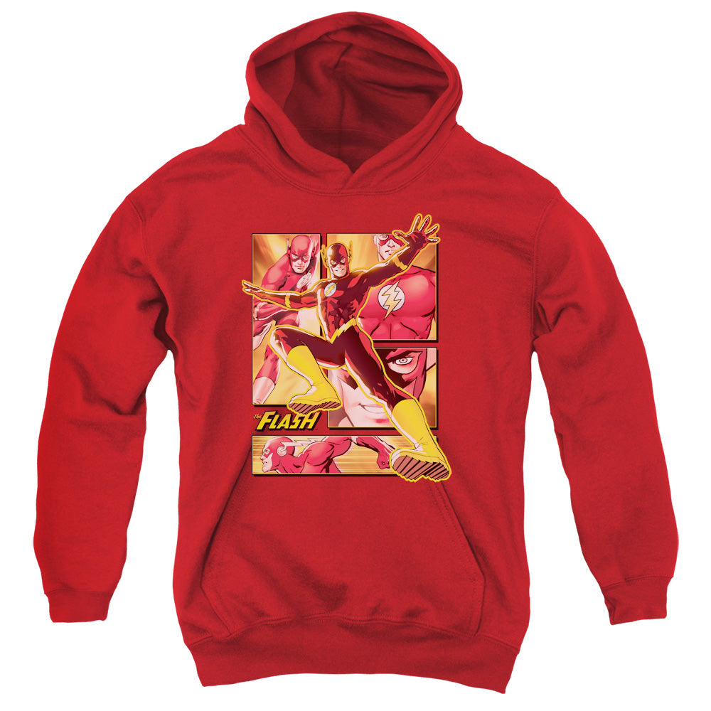 Justice League Flash Kids Youth Hoodie Red Officially Licensed