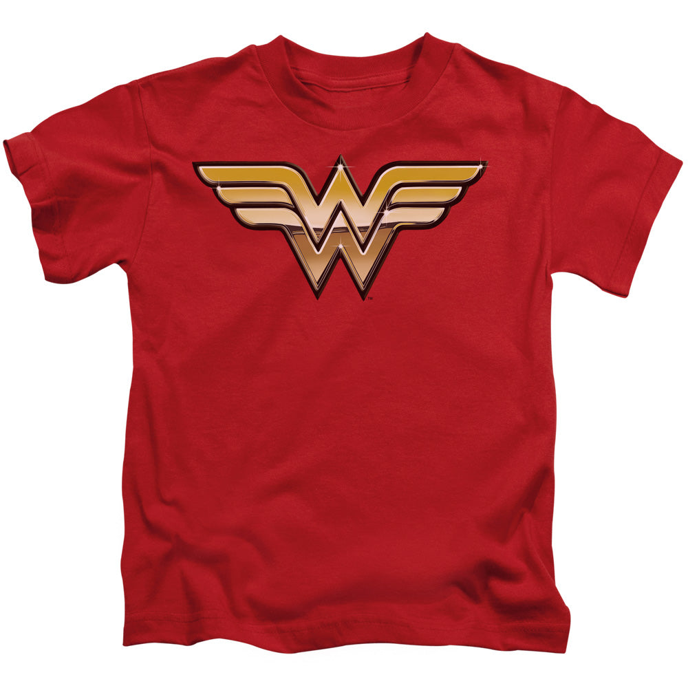 Justice League Golden Juvenile Kids Youth T Shirt Red Officially Licensed
