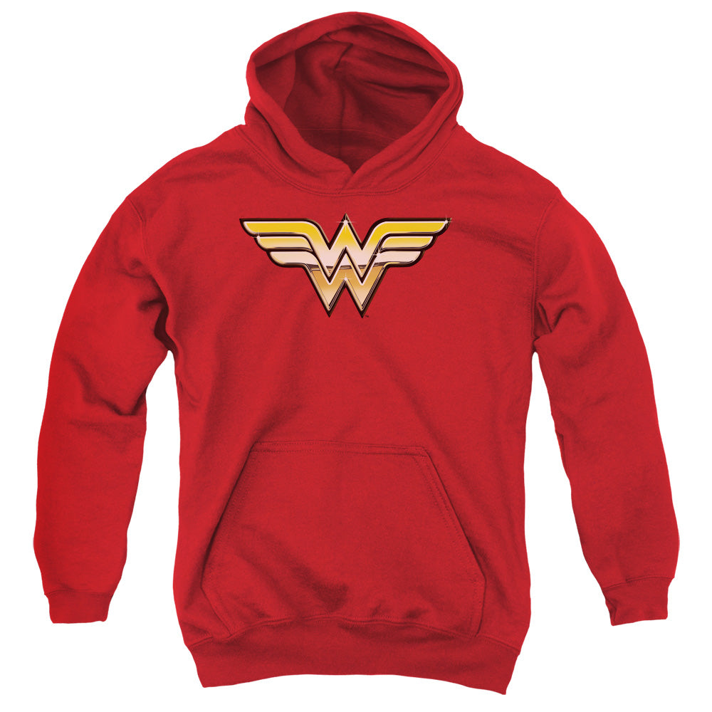 Justice League Golden Kids Youth Hoodie Red Officially Licensed
