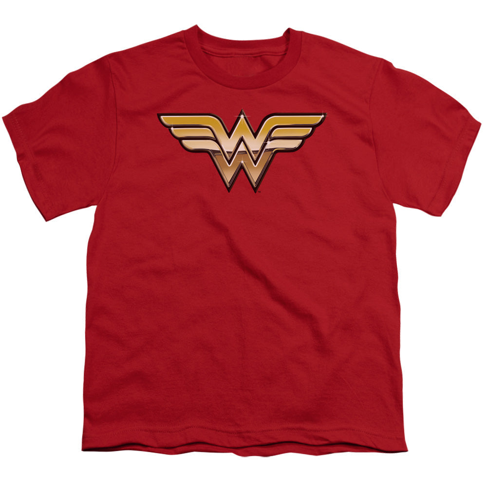 Justice League Golden Kids Youth T Shirt Red Officially Licensed
