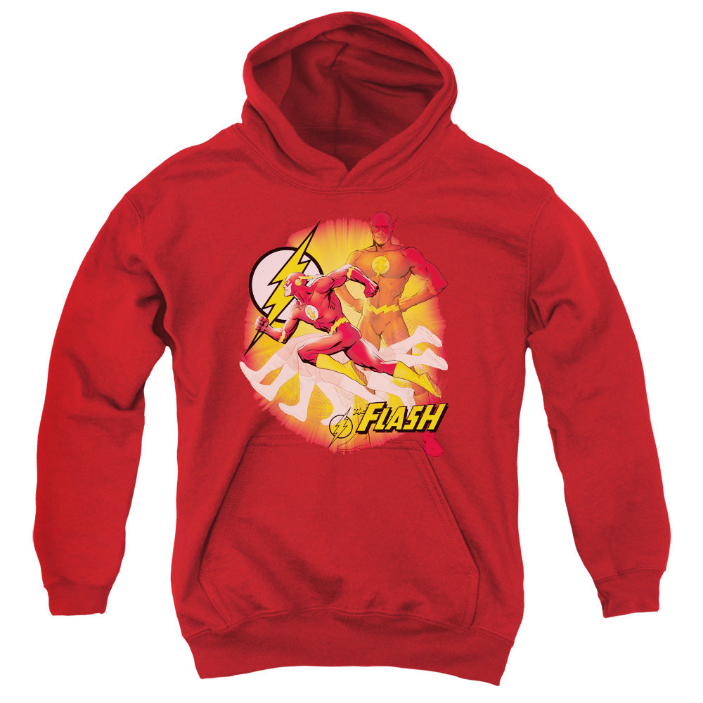 Justice League Lightning Fast Kids Youth Hoodie Red Officially Licensed