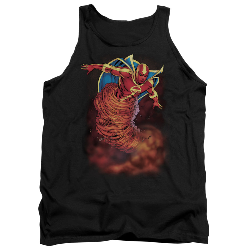 Justice League Tornado Cloud Mens Tank Top Shirt Black Officially Licensed