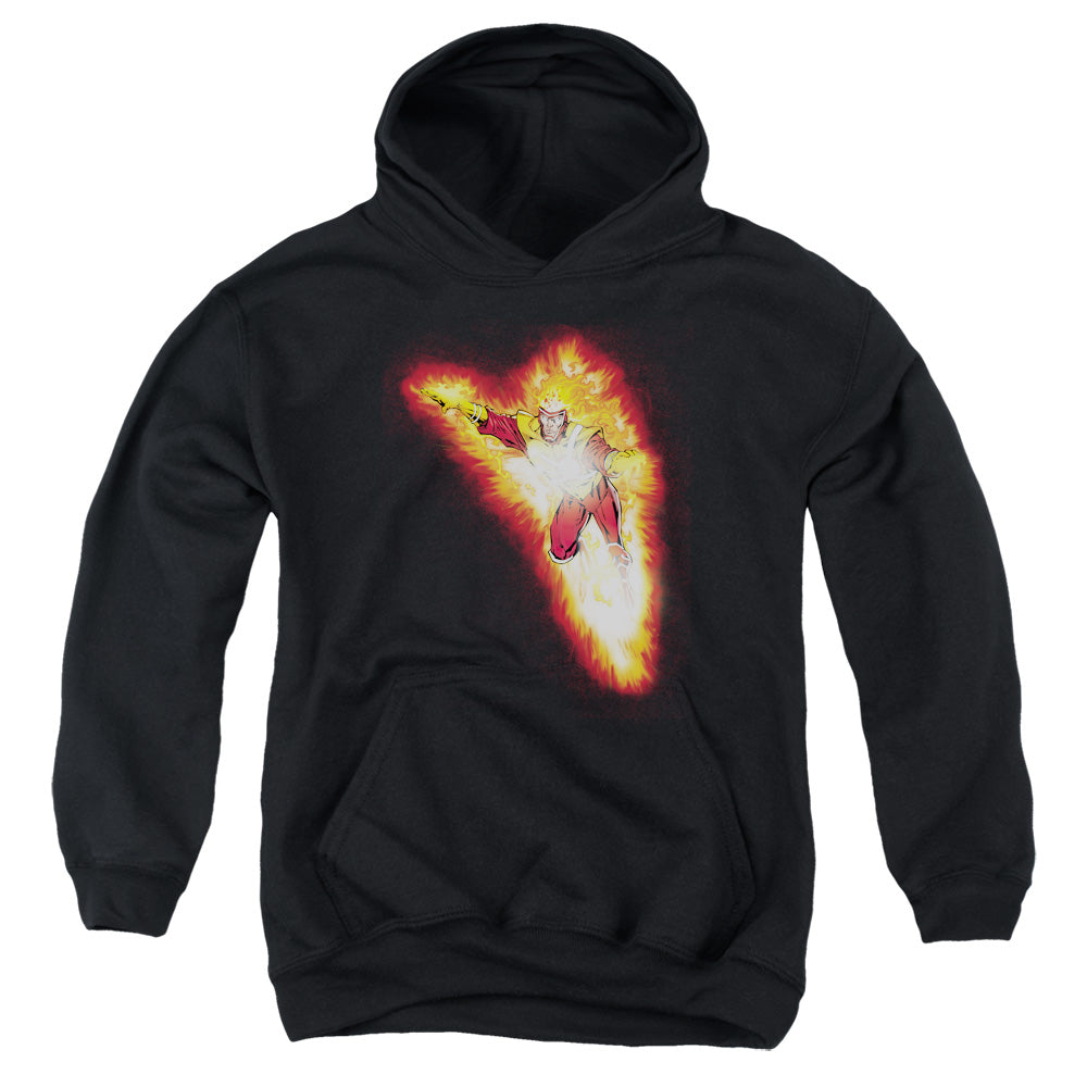 Justice League Firestorm Blaze Kids Youth Hoodie Black Officially Licensed