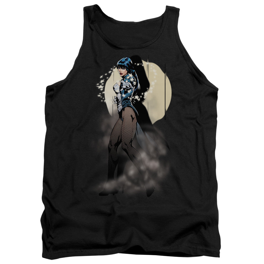 Justice League Zatanna Illusion Mens Tank Top Shirt Black Officially Licensed