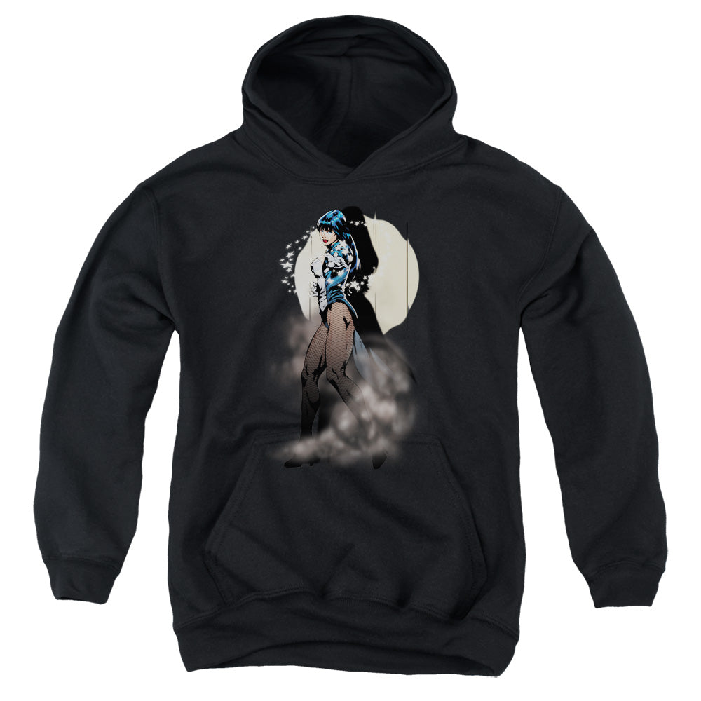 Justice League Zatanna Illusion Kids Youth Hoodie Black Officially Licensed