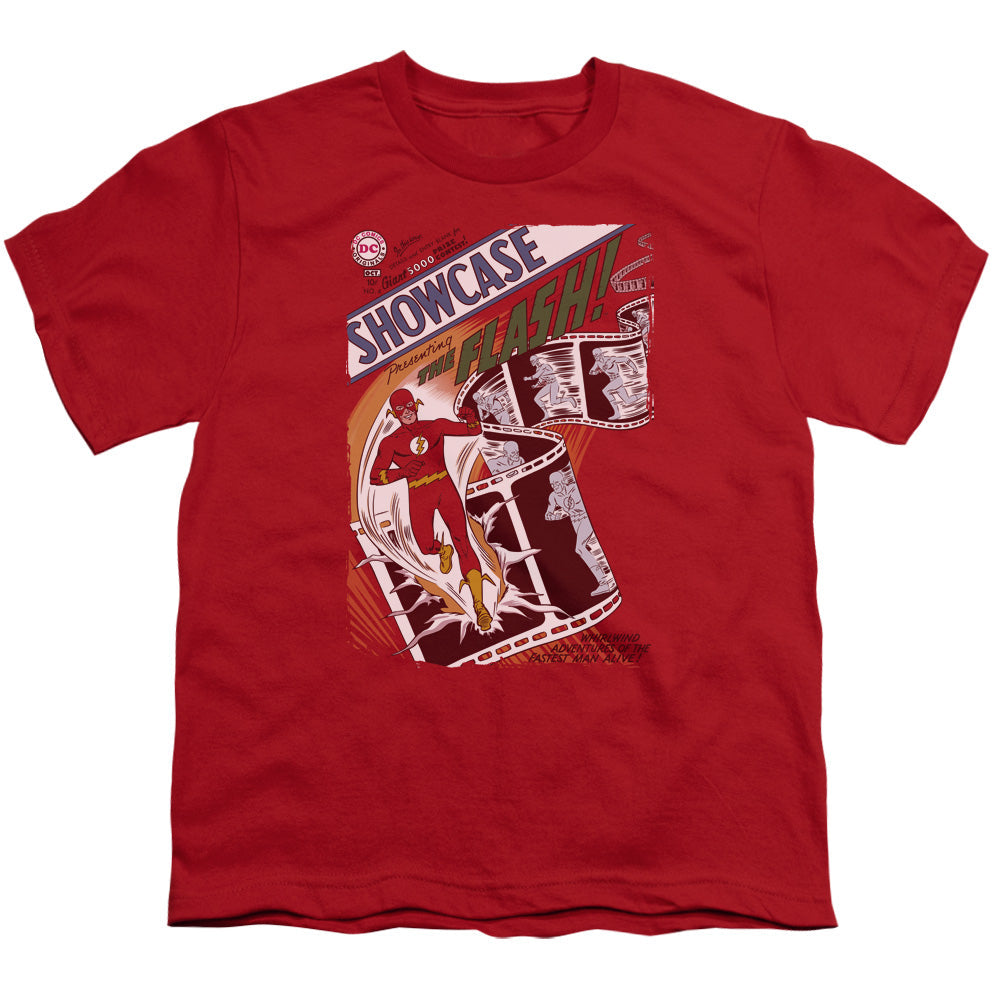 Justice League Showcase #4 Cover Kids Youth T Shirt Red Officially Licensed