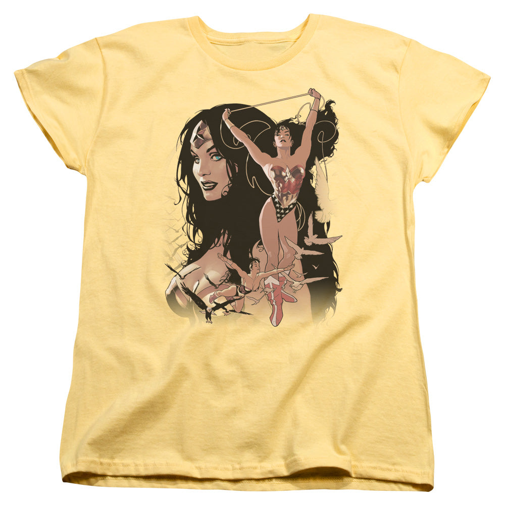 Justice League Ww #150 Cover Womens T Shirt Banana Officially Licensed