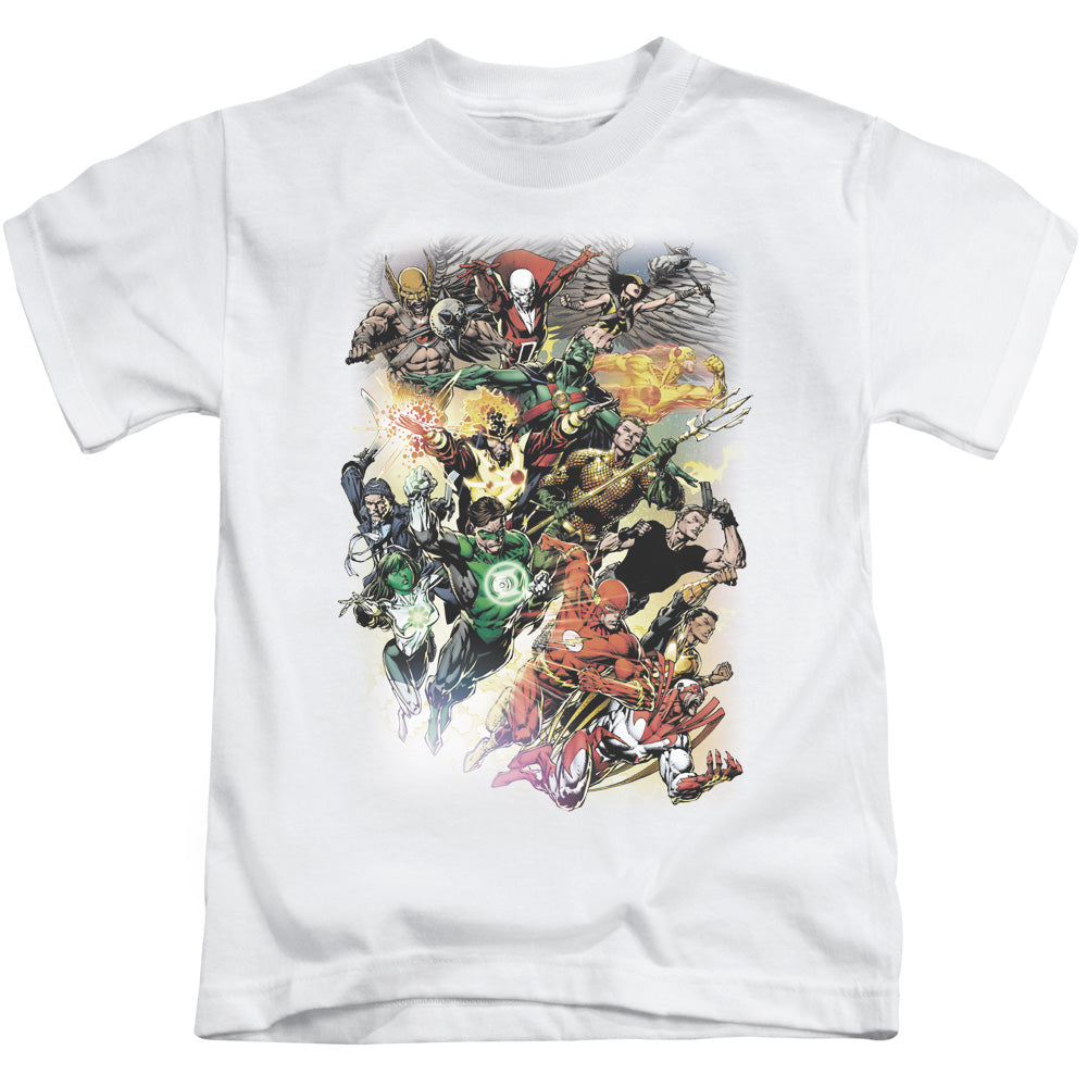 Justice League Brightest Day #0 Juvenile Kids Youth T Shirt White Officially Licensed