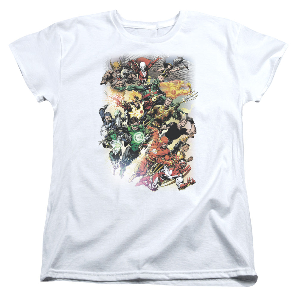Justice League Brightest Day #0 Womens T Shirt White Officially Licensed