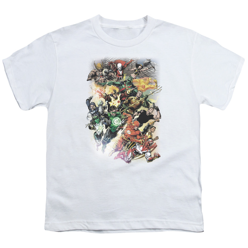 Justice League Brightest Day #0 Kids Youth T Shirt White Officially Licensed