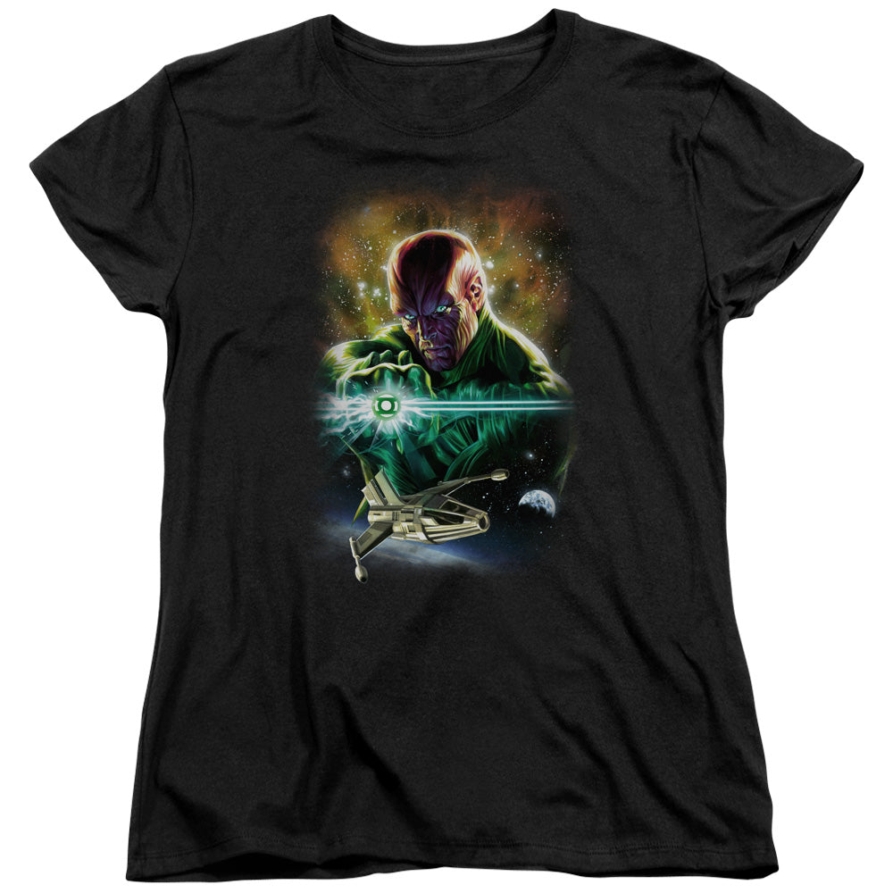 Justice League(Gl) Abin Sur Womens T Shirt Black Officially Licensed