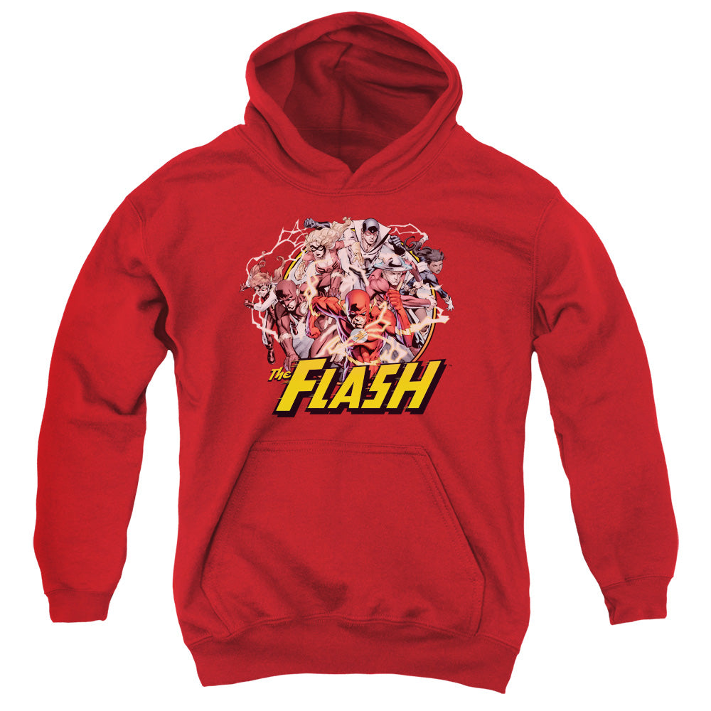Justice League Flash Family Kids Youth Hoodie Red Officially Licensed