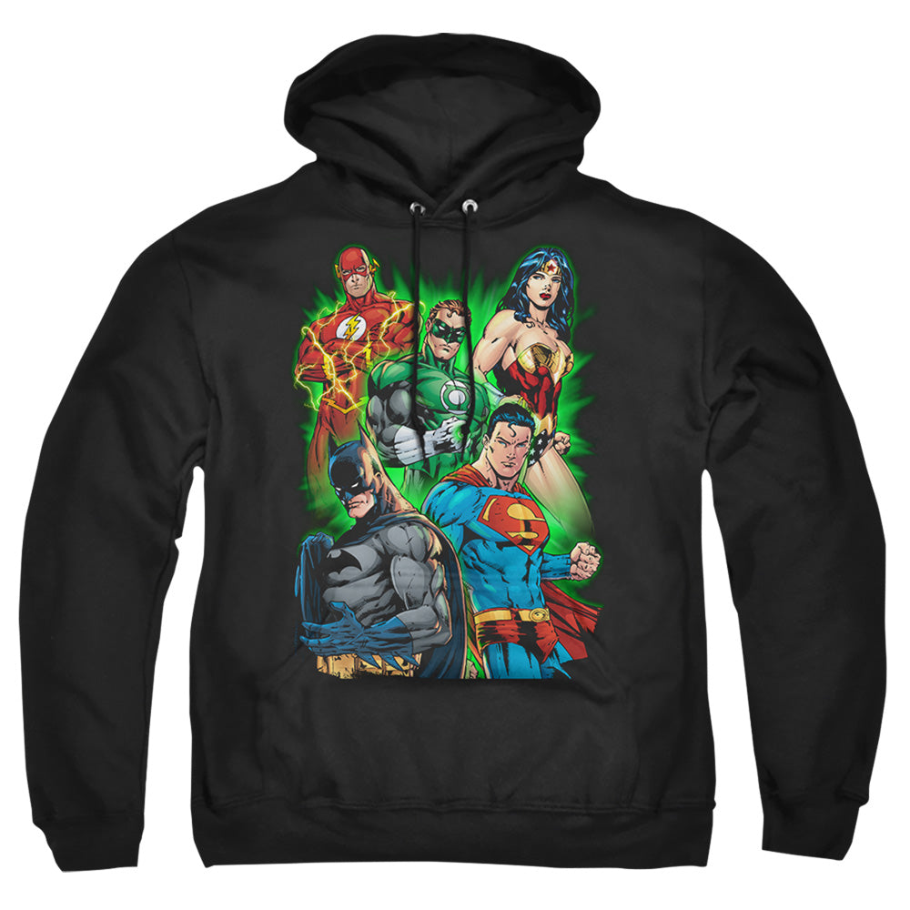 Justice League Of America Will Power Mens Hoodie Black Officially Licensed