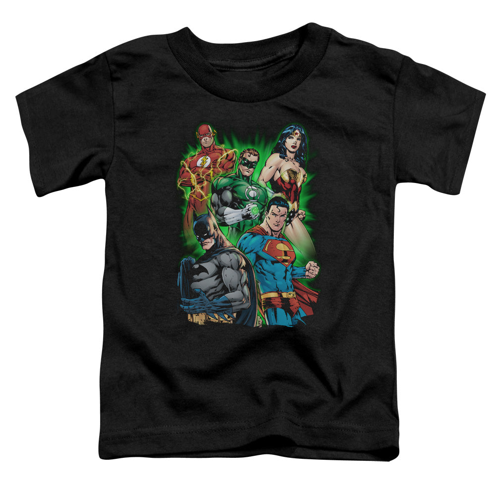 Justice League Will Power Toddler Kids Youth T Shirt Black Officially Licensed