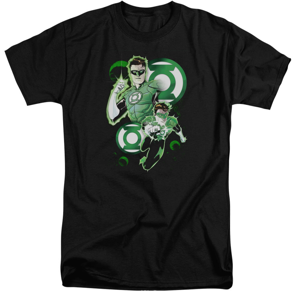 Justice League Of America Gl In Action Mens Tall T Shirt Black Officially Licensed